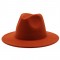AliExpress Amazon eBay single-color plate men's and women's simple woolen hats with flat brims and wide brims. AliExpress Amazon eBay single-color plate men's and women's simple woolen hats with flat brims and wide brims.