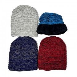 Men's new autumn and winter European and American knitted hat with fleece and warm earmuffs, woolen headband hat, manufacturer's supply Men's new autumn and winter European and American knitted hat with fleece and warm earmuffs, woolen headband hat, manufacturer's supply