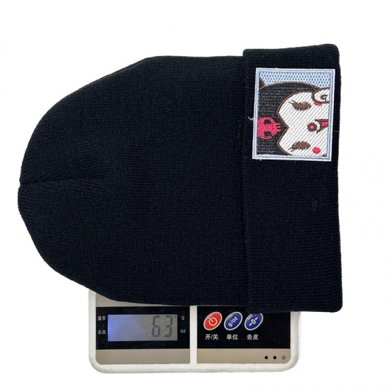 Kuromi KT Cat Melody hats, cute couples' wool hats for men and sisters, winter warm knitted hats for women. Kuromi KT Cat Melody hats, cute couples' wool hats for men and sisters, winter warm knitted hats for women.