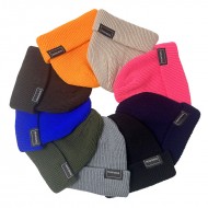 Cross-border autumn and winter warm knitted hat, Korean-style versatile cold-resistant pullover beanie, fashionable melon-shaped hat.