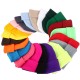 Korean-style Japanese-style men's and women's autumn and winter solid-color glossy knitted hats, outdoor casual and warm wool hats Korean-style Japanese-style men's and women's autumn and winter solid-color glossy knitted hats, outdoor casual and warm wool hats
