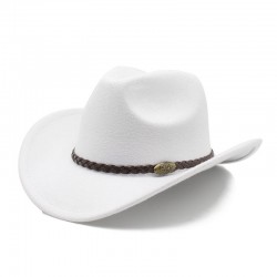 New American Western cowboy hat, men's riding hat, outdoor travel equestrian hat, curved brim woolen hat. New American Western cowboy hat, men's riding hat, outdoor travel equestrian hat, curved brim woolen hat.
