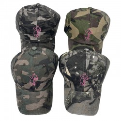 New American rose red bear embroidered camouflage baseball caps, trendy outdoor sun hats. New American rose red bear embroidered camouflage baseball caps, trendy outdoor sun hats.