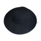 Autumn and winter new cross-border thickened men's and women's hats with 10cm brim, woolen felt flat top hats with wide brims. Autumn and winter new cross-border thickened men's and women's hats with 10cm brim, woolen felt flat top hats with wide brims.