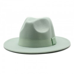 New autumn and winter wide-brim hats for men and women, Korean-style fashionable woolen jazz hat, British-style topper CMN047 New autumn and winter wide-brim hats for men and women, Korean-style fashionable woolen jazz hat, British-style topper CMN047