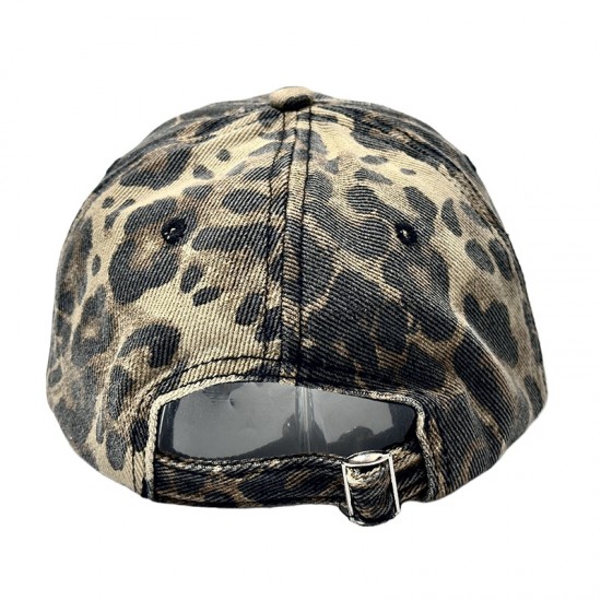 Wholesale Korean 2024 new American retro leopard print distressed baseball caps, soft-top, niche baseball caps for women. Wholesale Korean 2024 new American retro leopard print distressed baseball caps, soft-top, niche baseball caps for women.