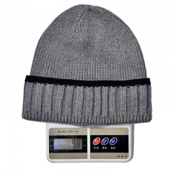 Cross-border autumn and winter solid-color cuffed warm knitted hat for men and women, European and American fashionable and versatile beanie hat Wholesale Cross-border autumn and winter solid-color cuffed warm knitted hat for men and women, European and American fashionable and versatile beanie hat Wholesale