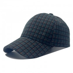 Cross-border New Retro Plaid Baseball Hat for Women: Casual and Versatile, Student Hat, Men's Simple Baseball Hat Wholesale Cross-border New Retro Plaid Baseball Hat for Women: Casual and Versatile, Student Hat, Men's Simple Baseball Hat Wholesale