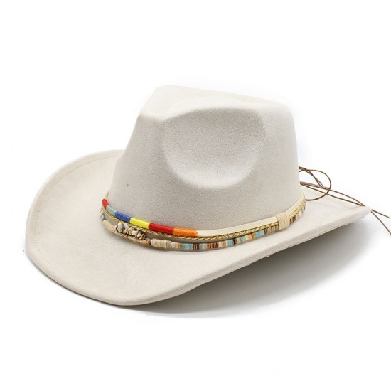 Minority-style British suede hat, men's and women's couple's western cowboy hat, performance jazz hat. Minority-style British suede hat, men's and women's couple's western cowboy hat, performance jazz hat.