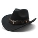 Amazon's best-selling topper, ethnic-style cowboy logo western cowboy hat, rolled brim, retro riding hat, woolen felt hat Amazon's best-selling topper, ethnic-style cowboy logo western cowboy hat, rolled brim, retro riding hat, woolen felt hat