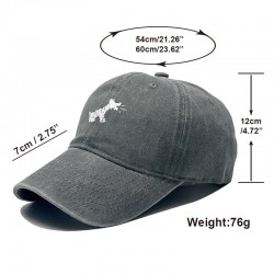 Wholesale Korean 2025 new style washed retro puppy embroidered baseball cap for women with large heads, small flattering cap Wholesale Korean 2025 new style washed retro puppy embroidered baseball cap for women with large heads, small flattering cap