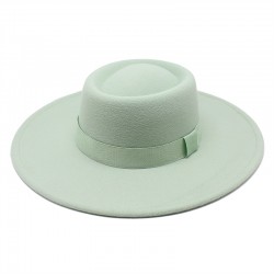 2021 new simple solid-color woolen 9.5cm brim, warm outdoor oval-shaped topper for men and women for autumn and winter 2021 new simple solid-color woolen 9.5cm brim, warm outdoor oval-shaped topper for men and women for autumn and winter