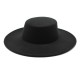 Autumn and winter new cross-border thickened men's and women's hats with 10cm brim, woolen felt flat top hats with wide brims. Autumn and winter new cross-border thickened men's and women's hats with 10cm brim, woolen felt flat top hats with wide brims.