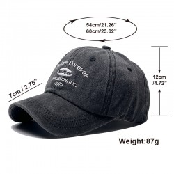 Amazon's new lettered embroidered baseball hats, fashionable retro baseball hats for men, trendy outdoor sun hats for women Amazon's new lettered embroidered baseball hats, fashionable retro baseball hats for men, trendy outdoor sun hats for women