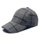 New Wool Hats for Men: Fall/Winter Sun Protection Baseball Hat, Korean Classic Plaid Hard Top Baseball Hat Trend New Wool Hats for Men: Fall/Winter Sun Protection Baseball Hat, Korean Classic Plaid Hard Top Baseball Hat Trend