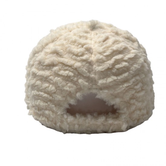 New cross-border teddy bear fur caps. Thickened furry solid color warm baseball cap, outdoor ultra-soft feel baseball cap New cross-border teddy bear fur caps. Thickened furry solid color warm baseball cap, outdoor ultra-soft feel baseball cap