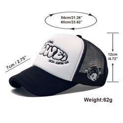 New foreign trade caps featuring English lettered embroidered baseball caps, fashionable and versatile, breathable couples' mesh hats, and trucker hats. New foreign trade caps featuring English lettered embroidered baseball caps, fashionable and versatile, breathable couples' mesh hats, and trucker hats.