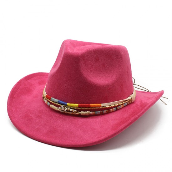 Minority-style British suede hat, men's and women's couple's western cowboy hat, performance jazz hat. Minority-style British suede hat, men's and women's couple's western cowboy hat, performance jazz hat.