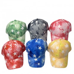 New five-pointed star-patterned baseball caps for men and women, tie-dyed and colorful graffiti baseball caps for summer outdoor sun protection. New five-pointed star-patterned baseball caps for men and women, tie-dyed and colorful graffiti baseball caps for summer outdoor sun protection.