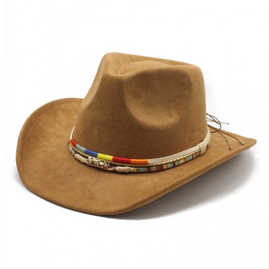 Minority-style British suede hat, men's and women's couple's western cowboy hat, performance jazz hat. Minority-style British suede hat, men's and women's couple's western cowboy hat, performance jazz hat.