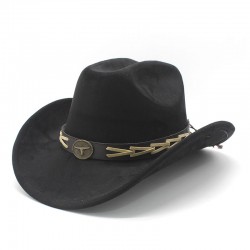 Thickened hardtop cowboy hat, dopamine suede, curved brim hat, French cross-border wholesale, ethnic style. Thickened hardtop cowboy hat, dopamine suede, curved brim hat, French cross-border wholesale, ethnic style.