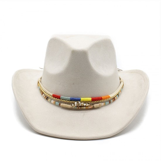 Minority-style British suede hat, men's and women's couple's western cowboy hat, performance jazz hat. Minority-style British suede hat, men's and women's couple's western cowboy hat, performance jazz hat.