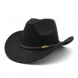 New American Western cowboy hat, men's riding hat, outdoor travel equestrian hat, curved brim woolen hat. New American Western cowboy hat, men's riding hat, outdoor travel equestrian hat, curved brim woolen hat.