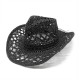 Malanhua hand-woven hollow cowboy straw hat, summer sun protection hat for men and women, Western cowboy straw hat Malanhua hand-woven hollow cowboy straw hat, summer sun protection hat for men and women, Western cowboy straw hat