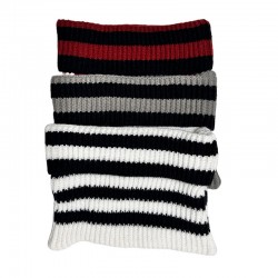 Cross-border new autumn and winter cat-ear knitted hat, Korean-style Instagram-style, cute and versatile striped cow-ear wool hat Cross-border new autumn and winter cat-ear knitted hat, Korean-style Instagram-style, cute and versatile striped cow-ear wool hat