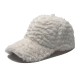 New cross-border teddy bear fur caps. Thickened furry solid color warm baseball cap, outdoor ultra-soft feel baseball cap New cross-border teddy bear fur caps. Thickened furry solid color warm baseball cap, outdoor ultra-soft feel baseball cap