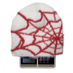 European and American Faux Mink Fur spiderweb jacquard knitted hat, trendy pullover, stylish and casual unisex hat. European and American Faux Mink Fur spiderweb jacquard knitted hat, trendy pullover, stylish and casual unisex hat.