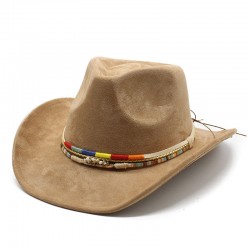 Minority-style British suede hat, men's and women's couple's western cowboy hat, performance jazz hat. Minority-style British suede hat, men's and women's couple's western cowboy hat, performance jazz hat.