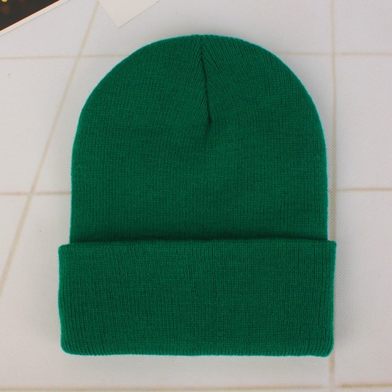 Korean-style Japanese-style men's and women's autumn and winter solid-color glossy knitted hats, outdoor casual and warm wool hats Korean-style Japanese-style men's and women's autumn and winter solid-color glossy knitted hats, outdoor casual and warm wool hats